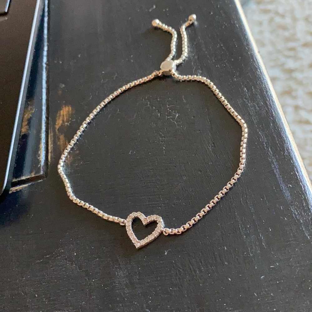 Diamond Heart Bracelet
